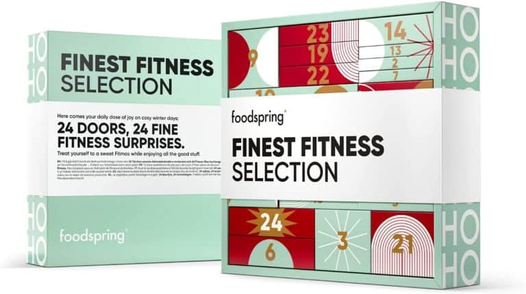 foodspring Adventskalender 2021, Fine Fitness Selection